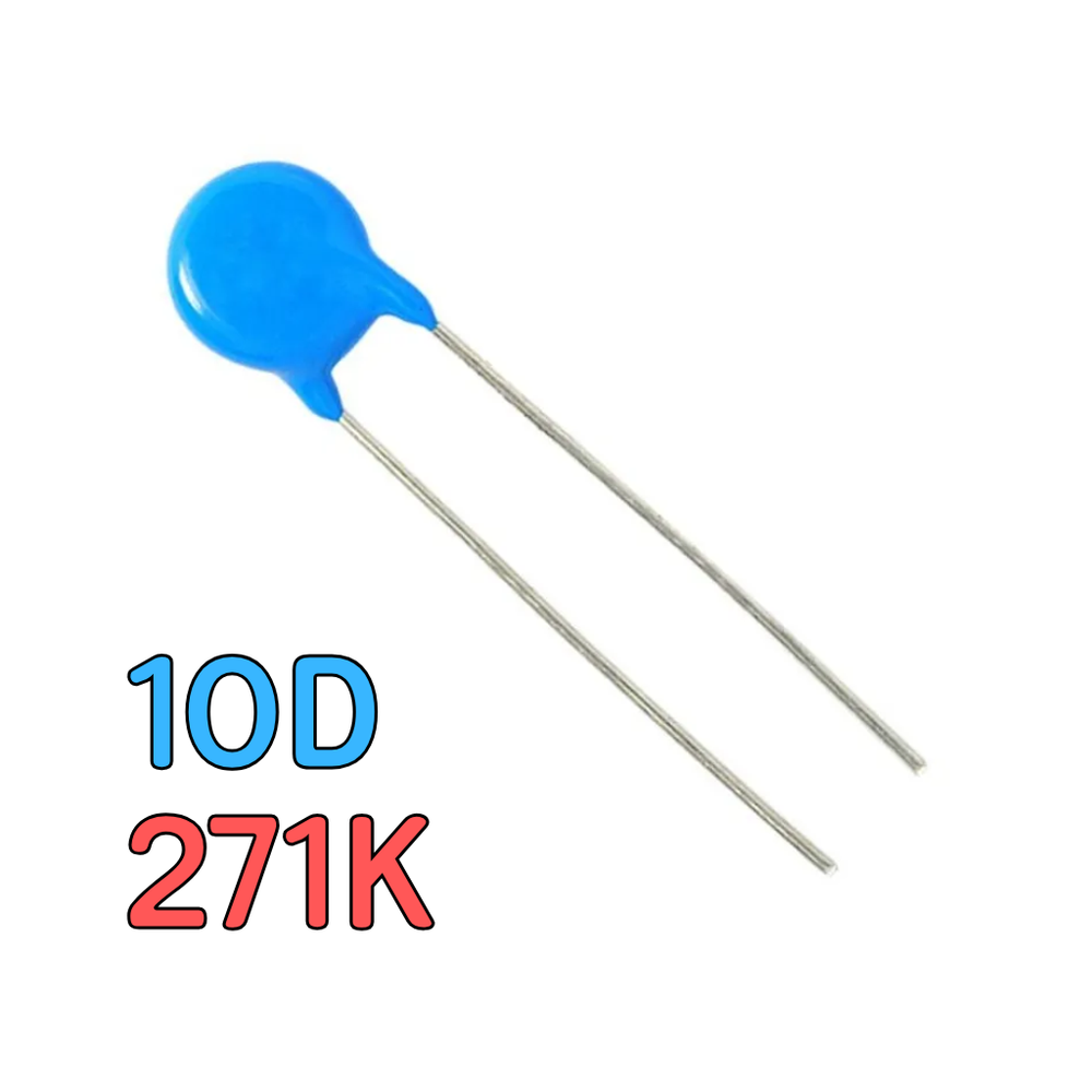 Варистор ZOV 10D271K - 270В 40Дж