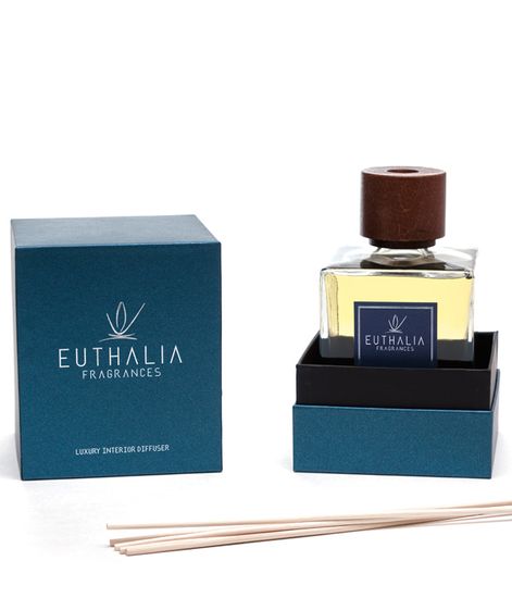 Ambre Noir, ароматический диффузор с палочками, Euthalia Fragrances