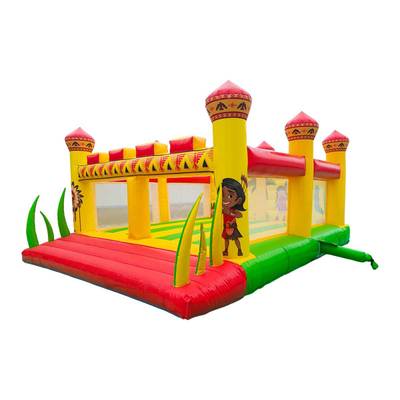 Надувной коммерческий батут "Индейцы", 6*5*2,5 м