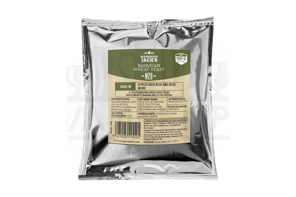 Пивные дрожжи Mangrove Jack's "Bavarian Wheat M20", 250 г
