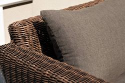 "Капучино" лаунж-зона из искусственного ротанга, цвет коричневый