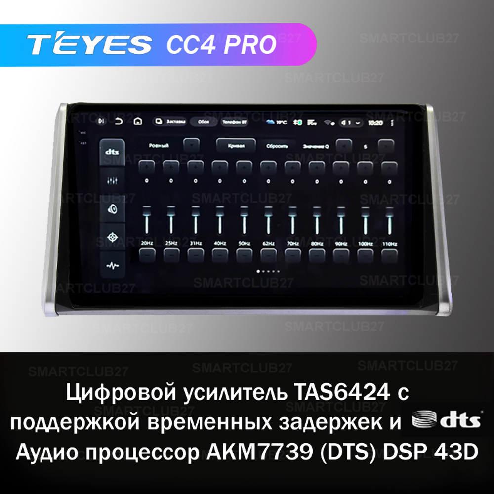 Teyes CC4 Pro 10,2" для Toyota RAV4 2019+ (тип2)