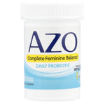 AZO, Complete Feminine Balance, пробиотик для ежедневного приёма, 5 млрд КОЕ, 30 капсул для приёма один раз в день