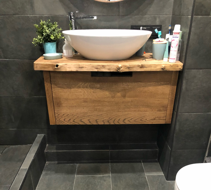 Тумба подвесная с раковиной