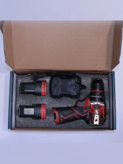 TEN POWER Дрель-шуруповерт, 16.8 В, 120 Нм, 2 АКБ