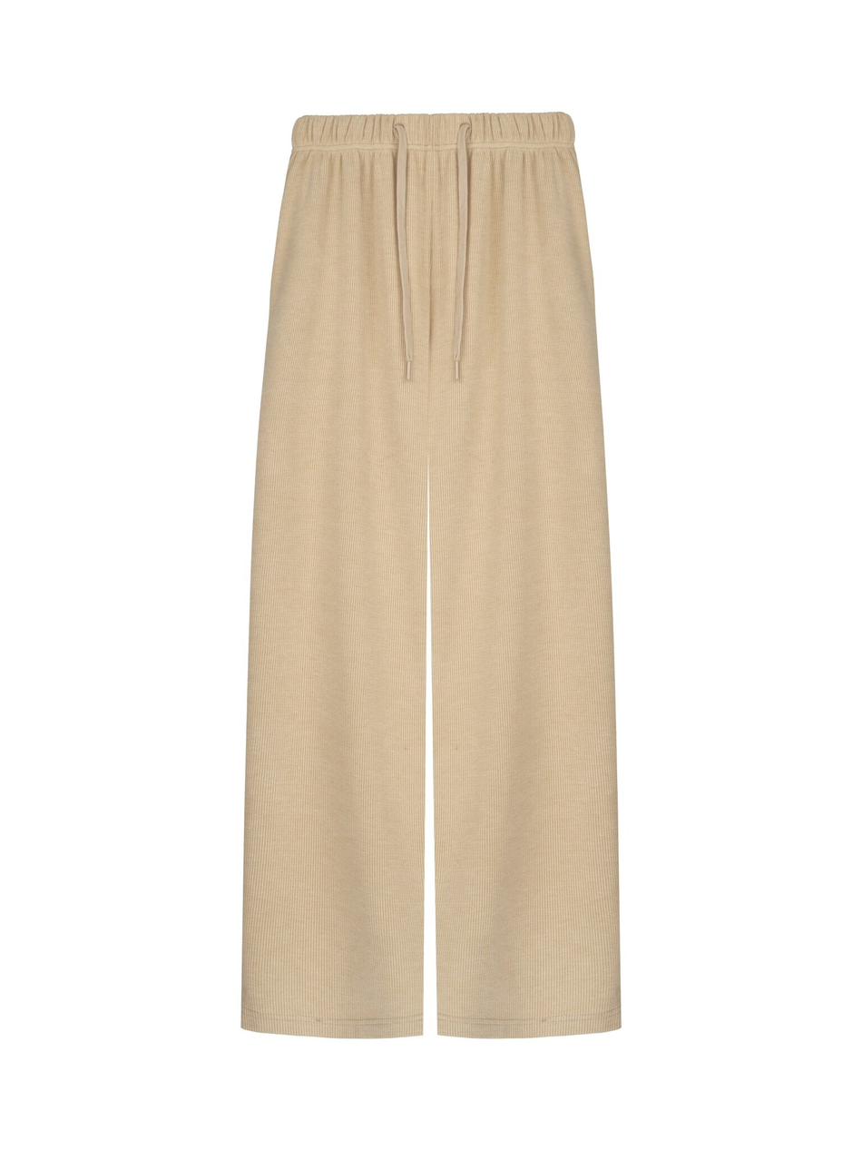 Брюки из трикотажного вельвета