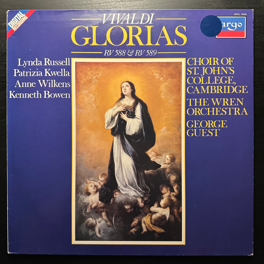 Вивальди - Glories RV 588 и RV 589 (Голландия 1982г.)