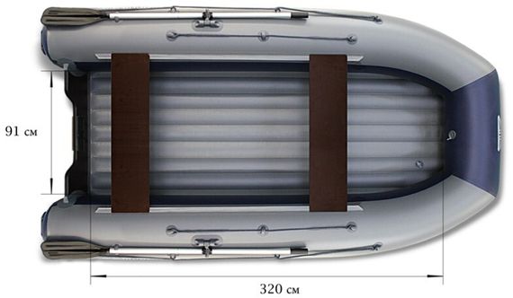 Лодка ПВХ ФЛАГМАН DK 380