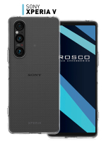 Чехол ROSCO для Sony Xperia 1 V (арт.1(V)-TPU-TRANSPARENT)
