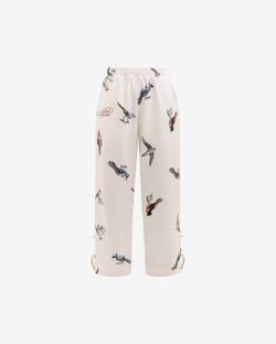 Брюки Флисовые Birds Мужские Молочные