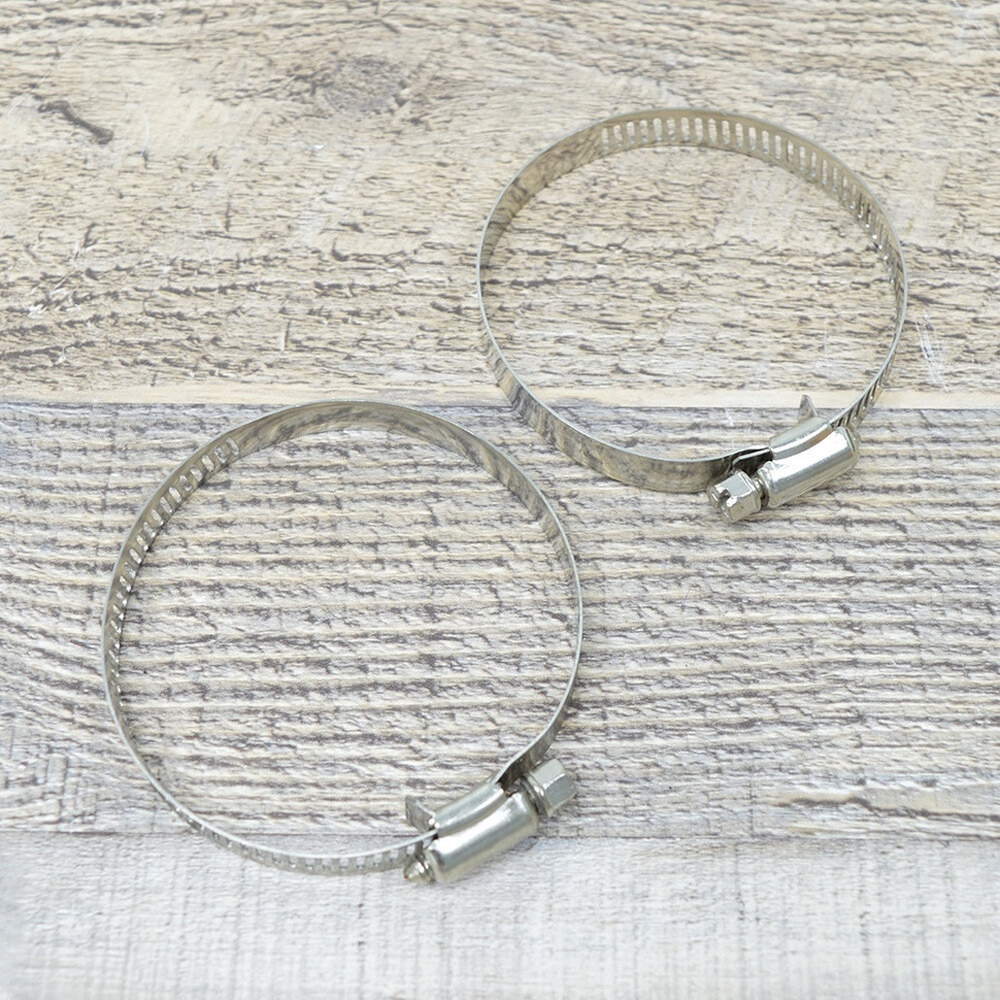 Хомут червячный 2шт 50-70мм нерж