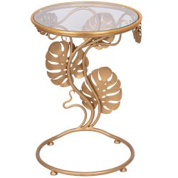 Столик приставной Monstera Deliciosa (Монстера) Амбер