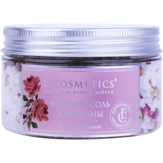 Соль морская для ванны с чайной розой L’COSMETICS 300 гр