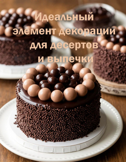 Шоколадные жемчужины 500г c рубиновым шоколадом Crispearls Ruby