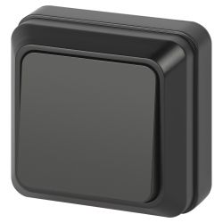 Выключатель Intro Quadro 2-101-05 10А-250В IP20 ОУ антрацит