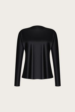 БЛУЗА ИЗ ЧЕРНОГО ШЕЛКА