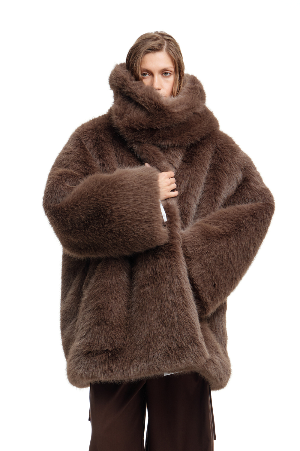 Шуба Old Money Brown