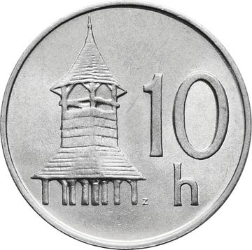10 геллеров 1993 Словакия