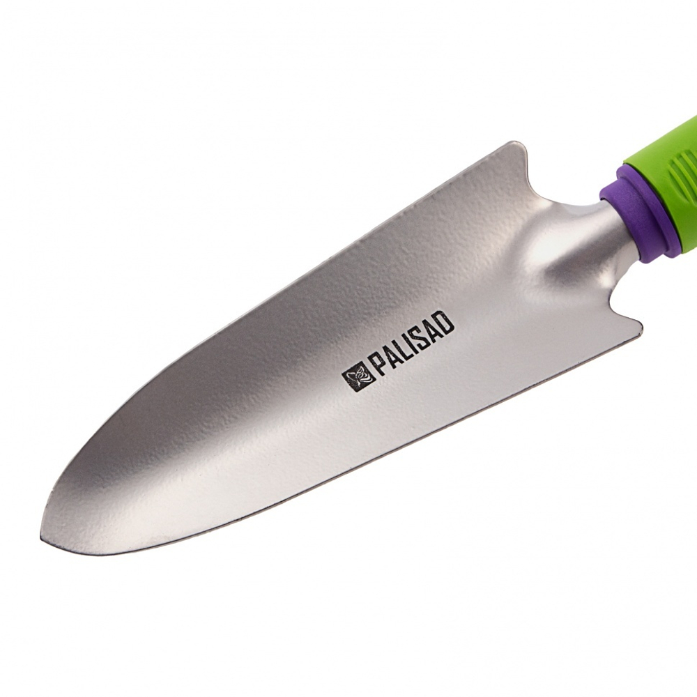 Совок посадочный узкий, 62 х 315 мм, стальной, пластиковая рукоятка, Connect, Palisad