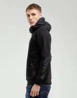 Худи We Don’t Care Diagonal Zip Hoodie Black