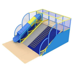 Скалодром-вулкан с горкой