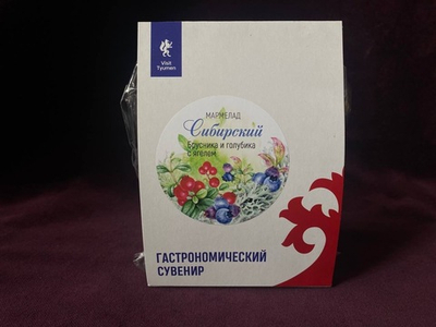 Мармелад «Сибирский» Брусника с голубикой и ягелем