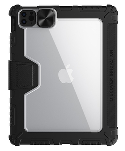 Чехол книжка от Nillkin для iPad Air 11 2024-, 10.9 с 2020-, Air 4, Air 5, Pro 11 2020-, серия Bumper Pro, с защитной шторкой для камеры