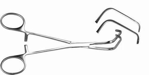 ТМ- З-106 Зажим сосуд.эласт.зубч.с фиксац. (по Сатинскому) 1, 155 мм (НОВОЕ ИСПОЛНЕНИЕ)