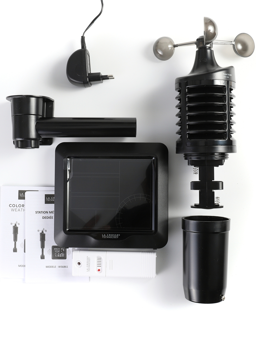 Многофункциональная погодная станция LaCrosse WS6861 черная