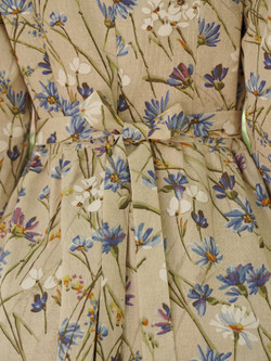 Платье миди с вырезом