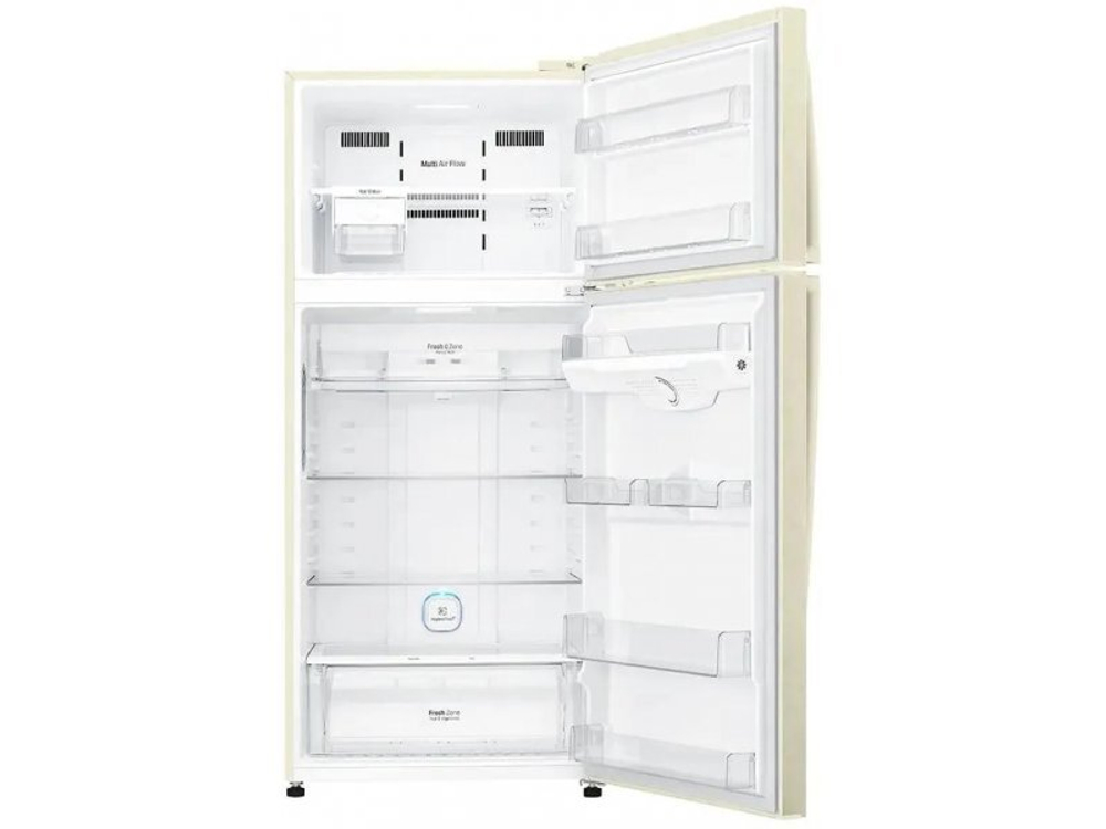 Холодильник LG GN-H702HEHL Total No Frost бежевый