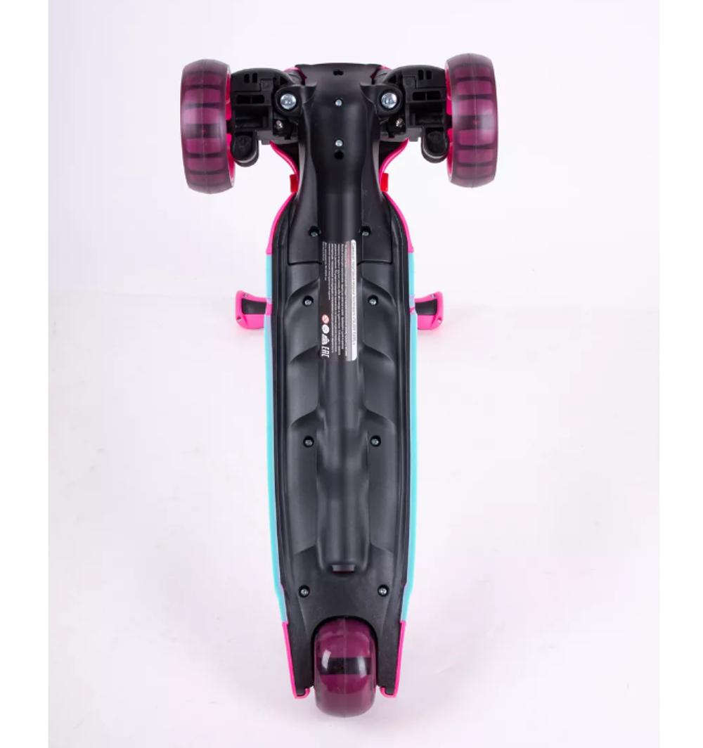 Самокат Tech Team Surf girl celadon-pink 1/4 бирюзовый-розовый