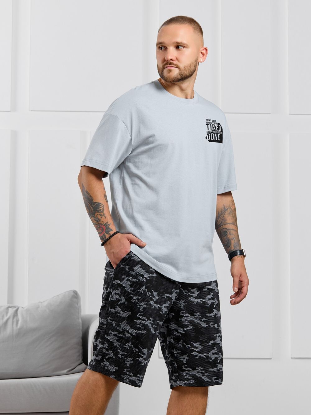 Костюм мужской Экипаж-4 Виотекс СВЕТЛО-СЕРЫЙ