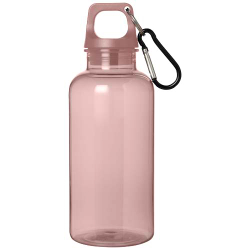 Бутылка для воды с карабином Oregon из переработанной пластмассы, сертифицированной по стандарту RCS, объемом 400 мл
