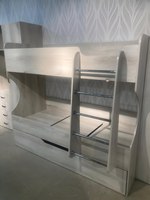 Кровать 2-х ярусная 3-х местная Монреаль Дуб Канадский