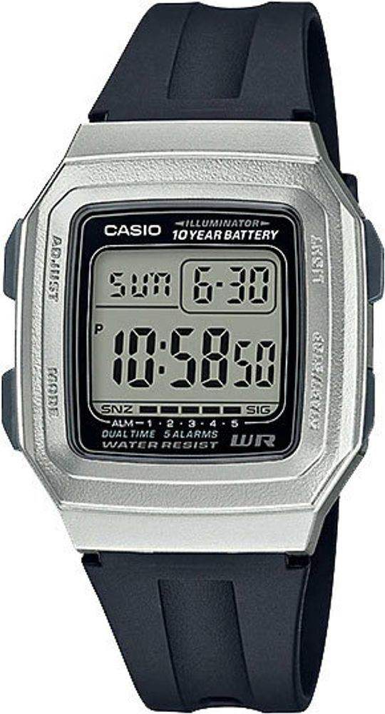 Японские наручные часы Casio Collection F-201WAM-7AVEF с хронографом