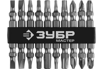 Набор ЗУБР биты длинные для шуруповерта MX-10 Cr-V