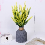 Ваза из пластика «Розали» 12*15см цвет серый