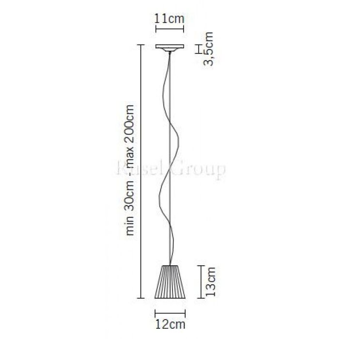 Подвесной светильник Fabbian Flow D87 A01 00