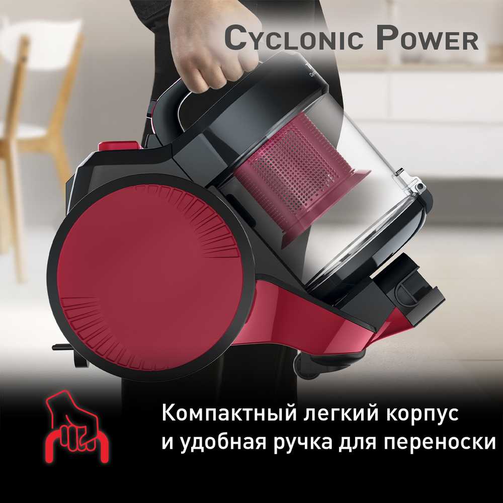 Пылесос с контейнером Tefal Cyclonic Power TW1923RH