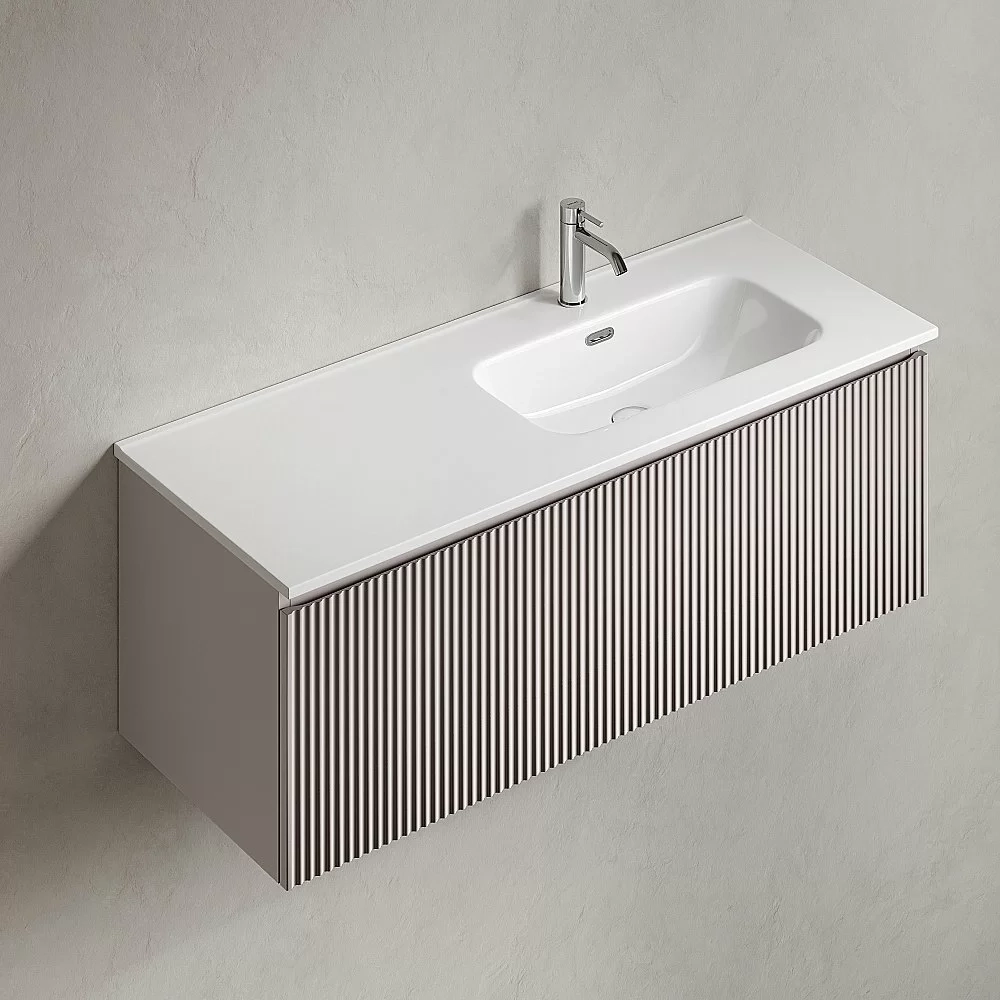 Тумба с раковиной Sancos Snob R 1.0 SNR1.0120LSM/SNR1.0120RSM Doha Soft