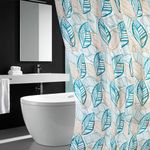 Шторка для ванной PEVA, 180х180 см, кольца в комплекте, 3 дизайна ассорти,растения, PRIMILA, 700076