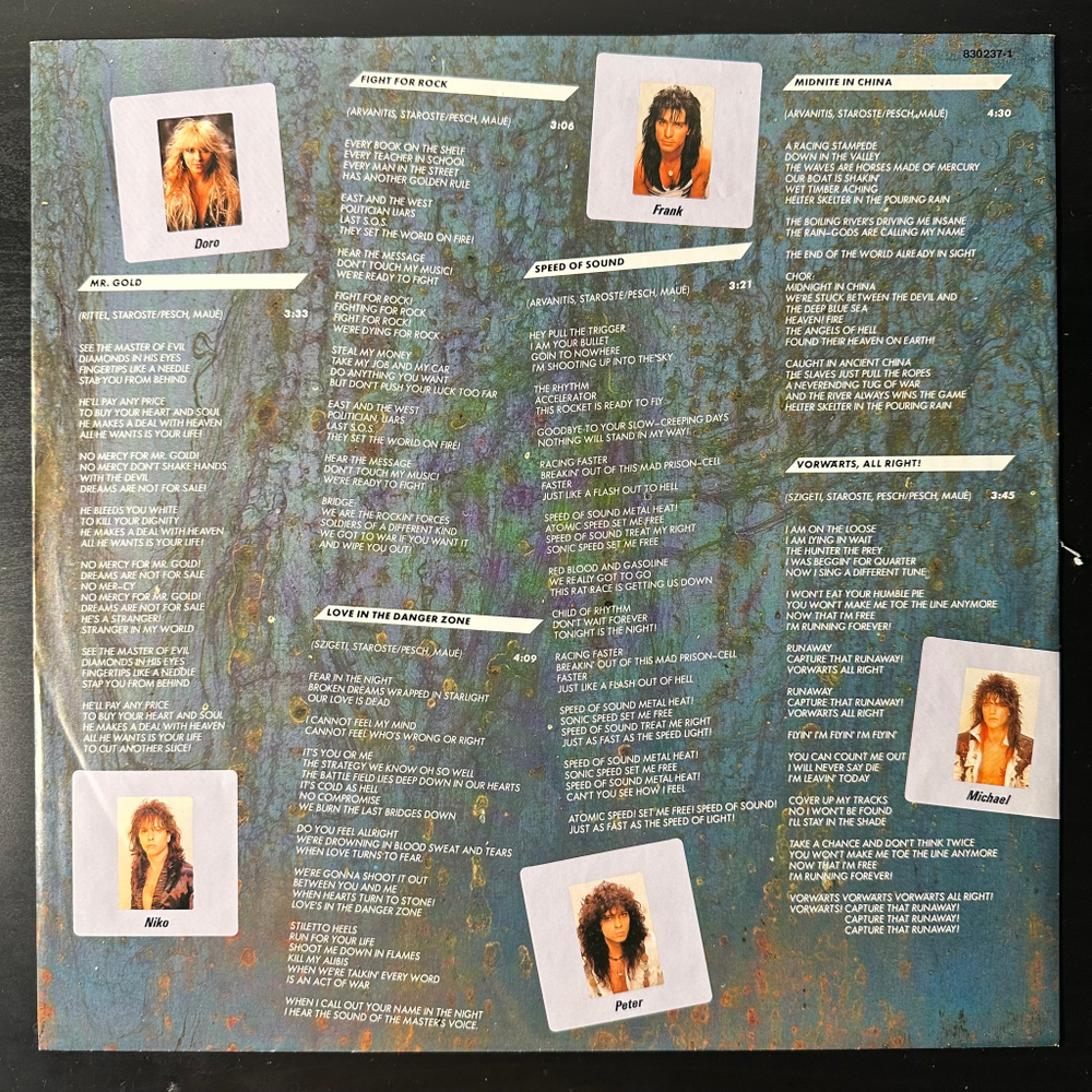 Warlock – True As Steel (Германия 1986г.)