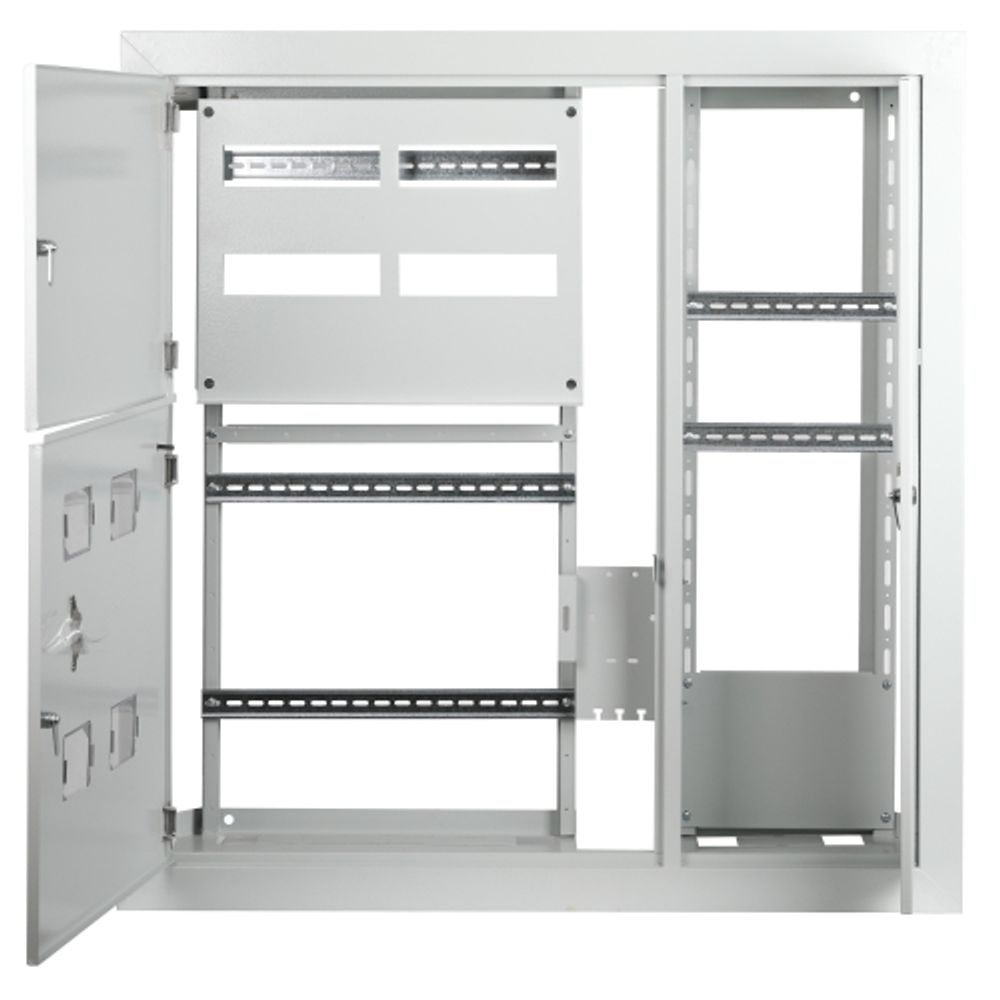 Корпус металлический встраиваемый ЭРА SIMPLE ЩЭ-4 (1000х960х140) 4-х квартирный IP31 УХЛ3 серый | Электротовары