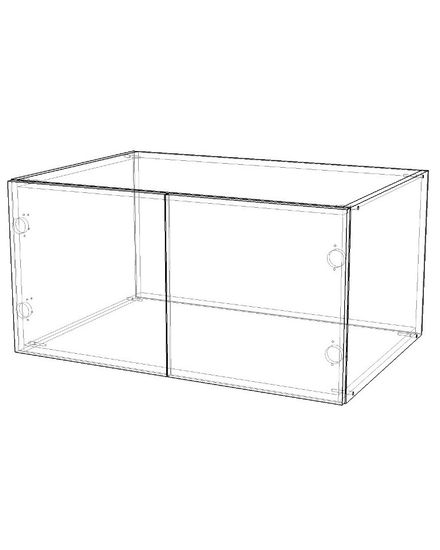 Шкаф ПАРМА-1 левый с антресолью ПАРМА-4