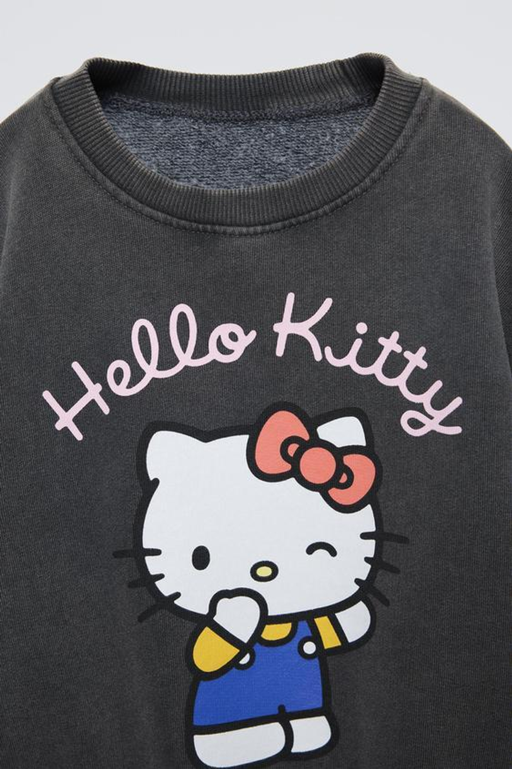 ZARA ТОЛСТОВКА HELLO KITTY©, АНТРАЦИТОВО-СЕРЫЙ