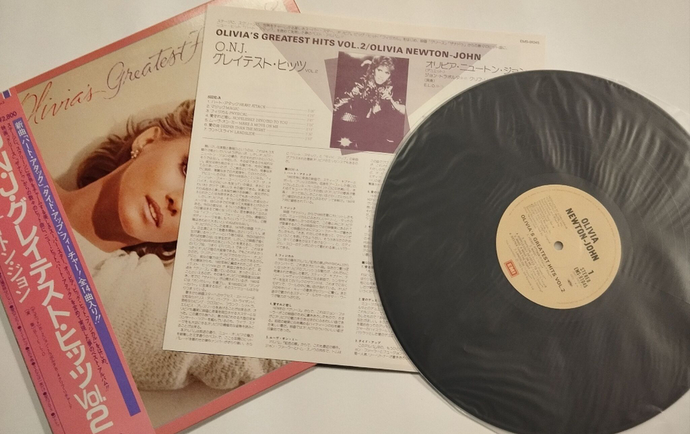 Винтажная виниловая пластинка LP Olivias Greatest Hits Vol. 2 (Japan 1982) (Obi)