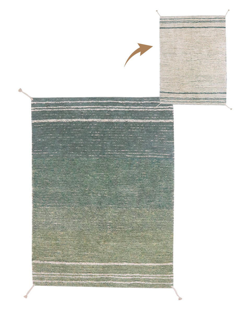 Ковер Lorena Canals двусторонний винтажный голубой 120х160 см