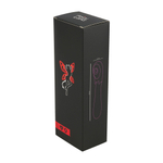 Фиолетовый оригинальный двусторонний вибромассажёр - 20,2 см. (Цвет: фиолетовый)