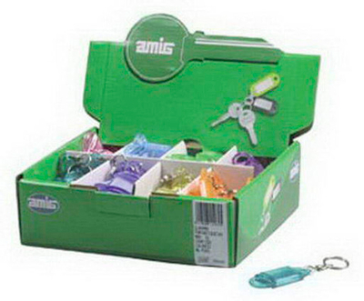 Брелок - этикетка Amig для ключей/96шт объемный